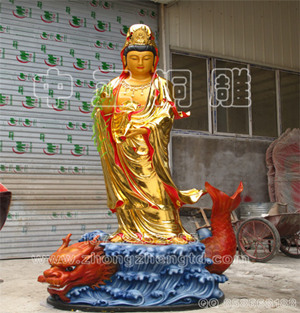 銅滴水觀音銅像