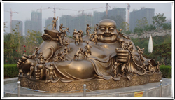 百子戲彌勒佛像