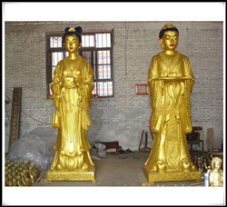 周公桃花女雕塑|周公桃花女雕塑廠家