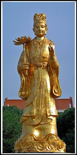 何仙姑銅像|何仙姑雕塑