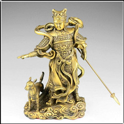 二郎神銅像